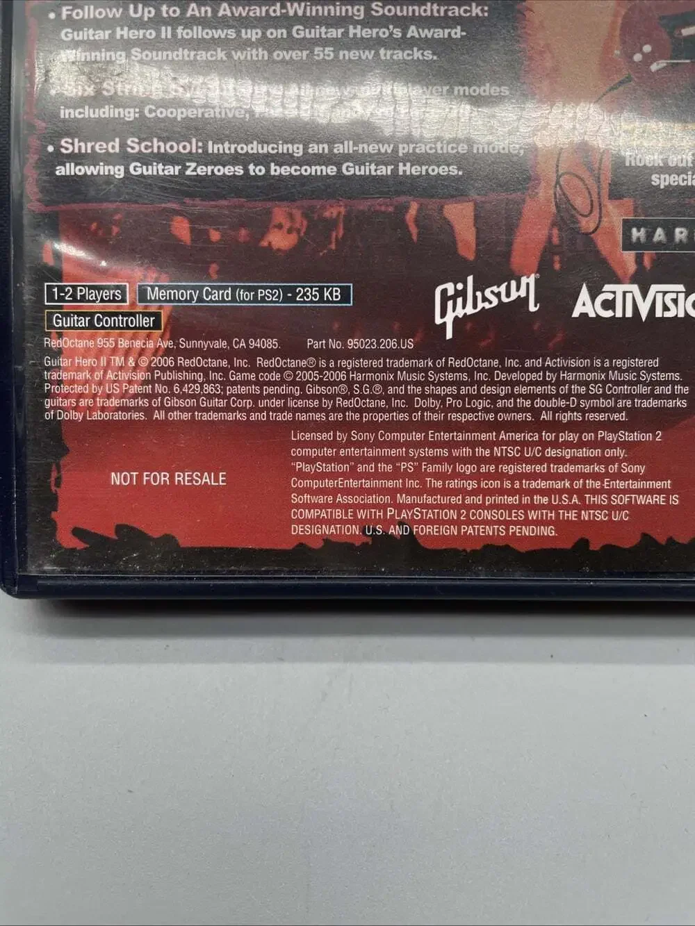 Guitar Hero 2 II PS2 CIB W/ Manual - PlayStation 2